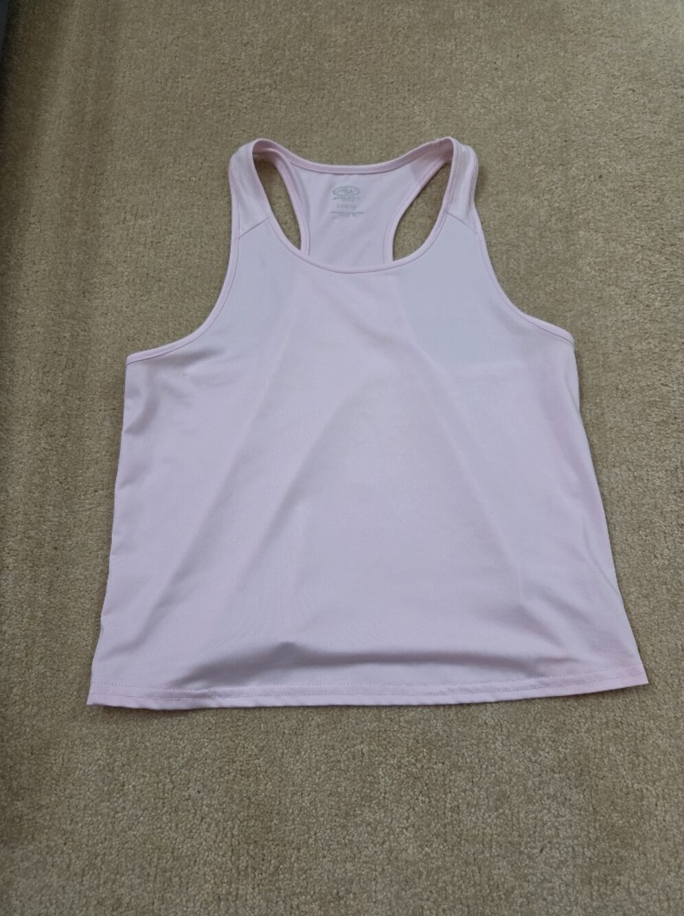 Light Pink Girls' Tank Top